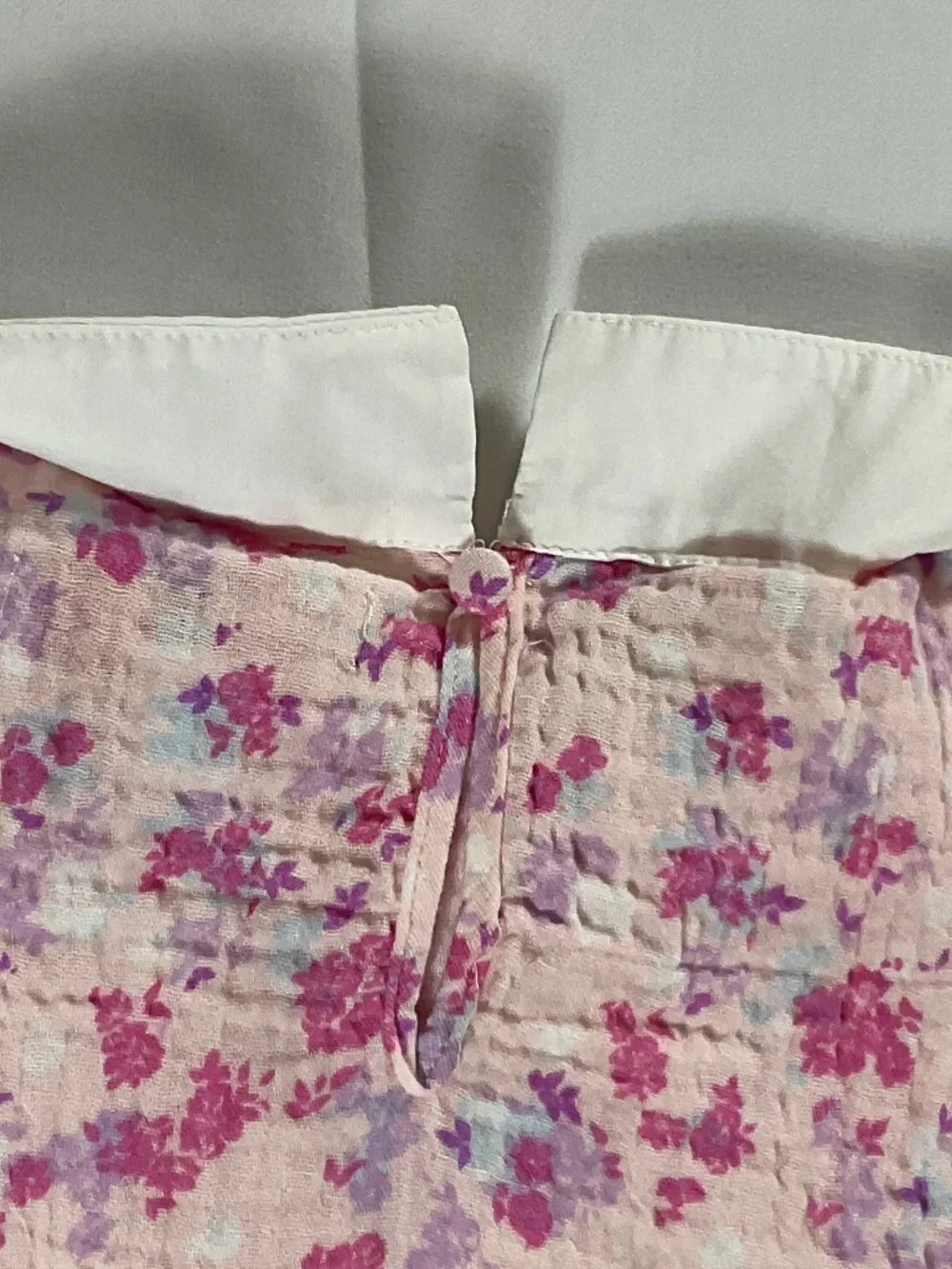 CeCe Girls XL Prink Floral Collared Top With Matching Shorts